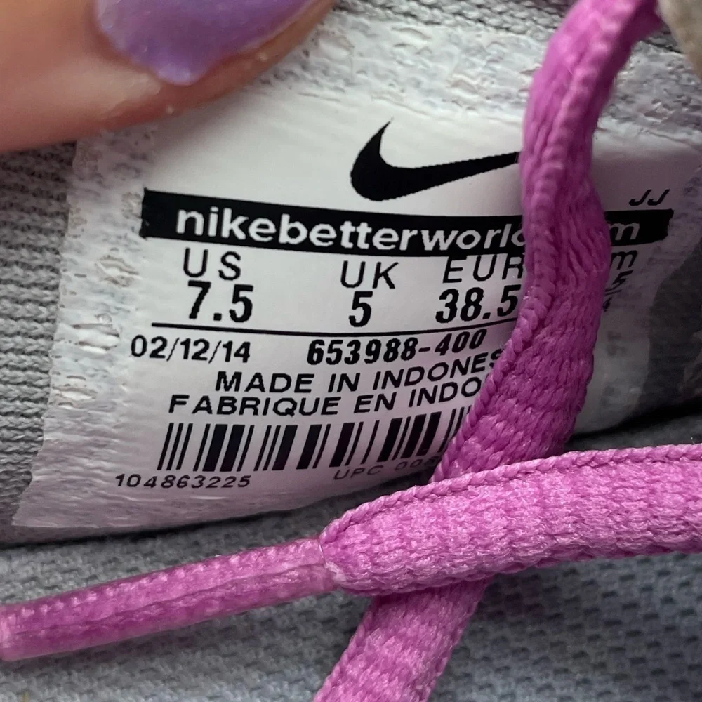 Nike Free TR Fit 4 womens blue sneakers size 7.5